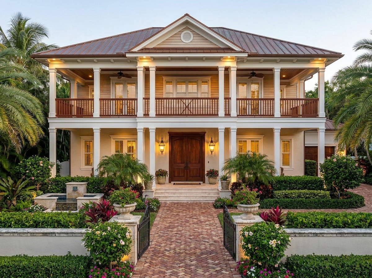 Exclusive Florida Keys waterfront property interior